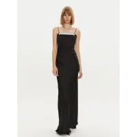 Zdjęcie Simona Corsellini Sukienka wieczorowa A24CEAB047 Czarny Slim Fit