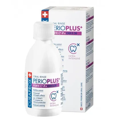 Zdjęcie Curaprox Perio Plus Forte - Płyn do płukania ust 0.20% CHX i CITROX 200 ml 200 ml