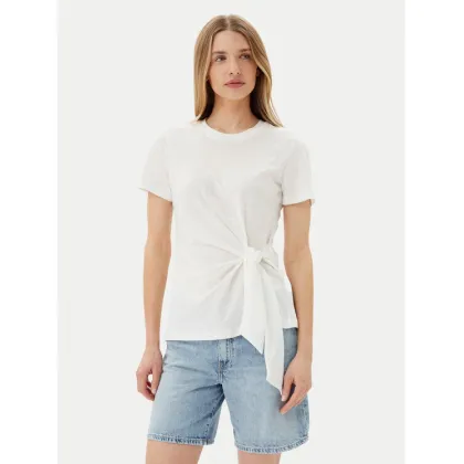 Zdjęcie Tommy Hilfiger T-Shirt WW0WW44559 Écru Regular Fit