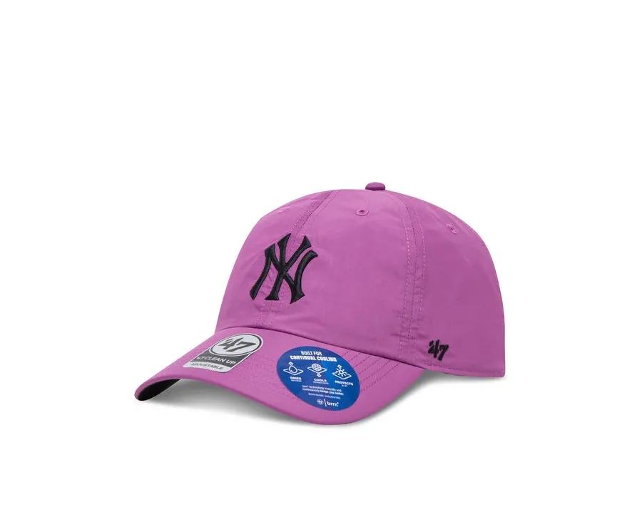 obrazek 1 47 Brand Czapka z daszkiem MLB New York Yankees brrr ’47 CLEAN UP B-BRRRC17BBU Fioletowy