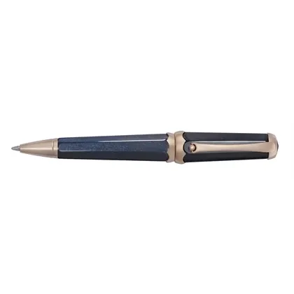 Zdjęcie Rose Gold Plated Blue Piccola Ballpoint Pen Montegrappa