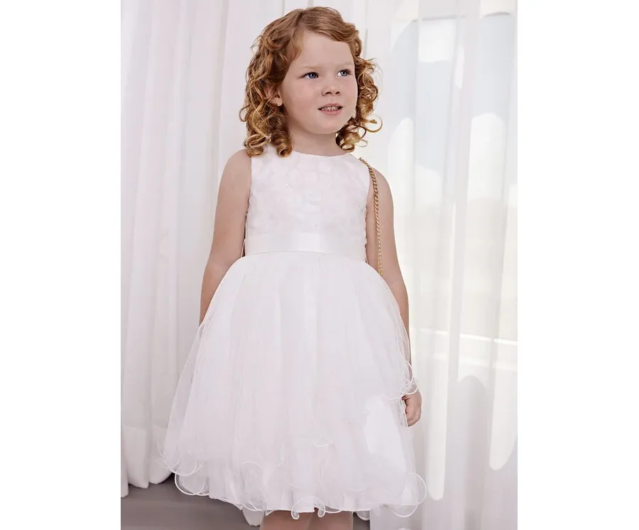 obrazek 1 Abel & Lula Sukienka elegancka 5035 Biały Regular Fit