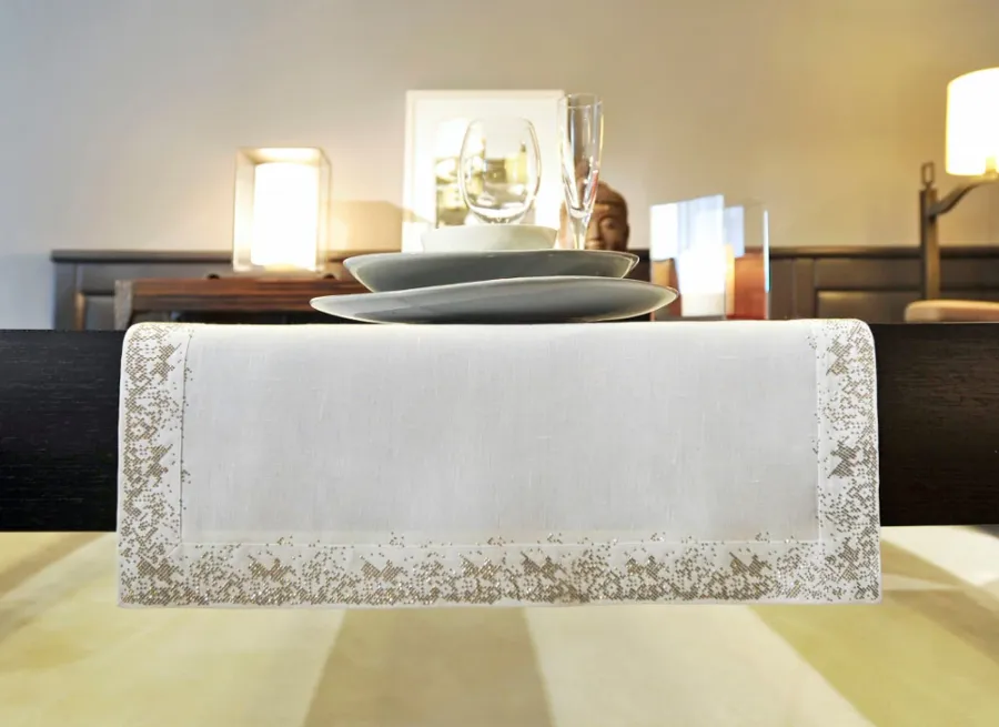 obrazek 1 Wyjątkowe lniane obrusy Astrale - włoski design