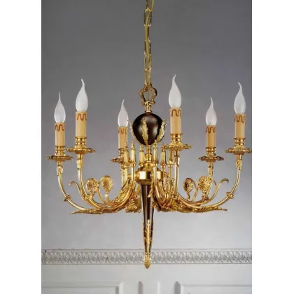 Zdjęcie Włoski żyrandol MER 539 do stylowych pomieszczeń