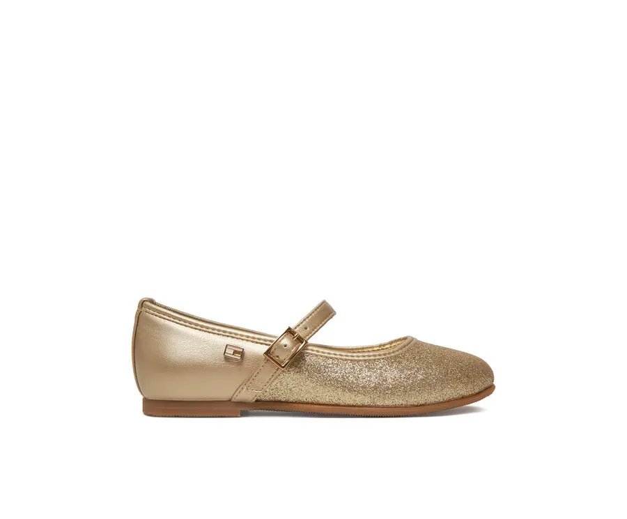 obrazek 1 Tommy Hilfiger Baleriny Ballerina T4A3-33930-0572 M Złoty
