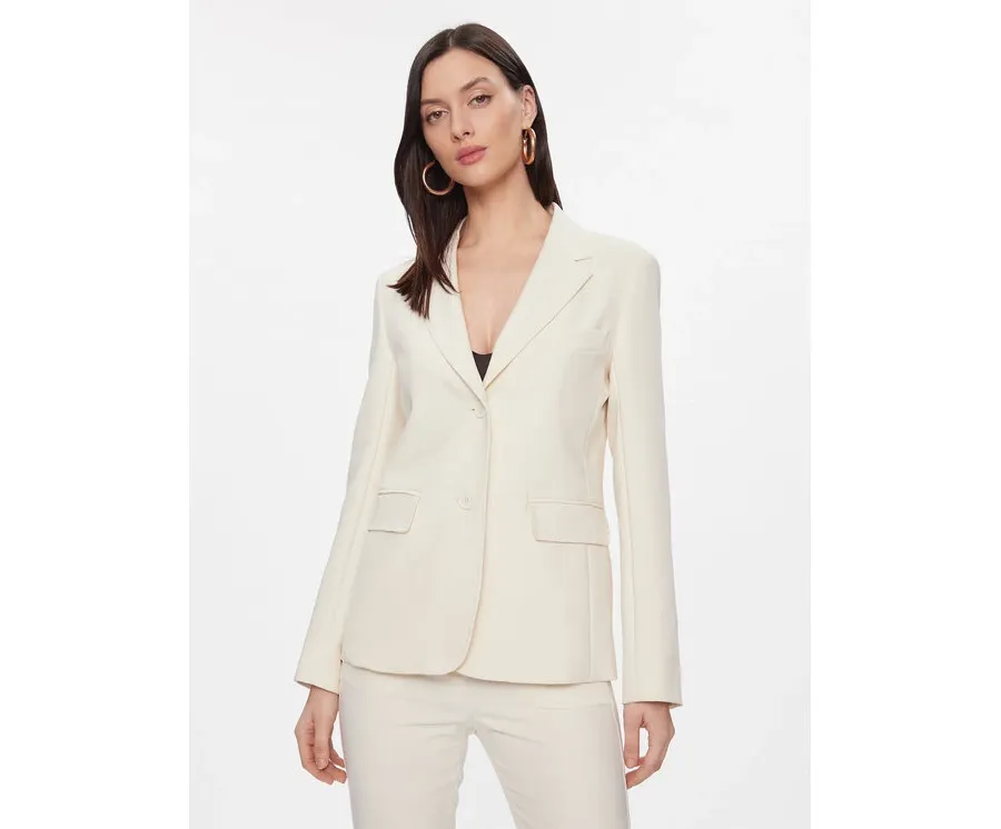 obrazek 1 Max Mara Leisure Marynarka Uva 2415041031 Écru Regular Fit