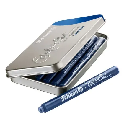 Picture Pelikan Edelstein Sapphire ink cartridges 6 pcs.