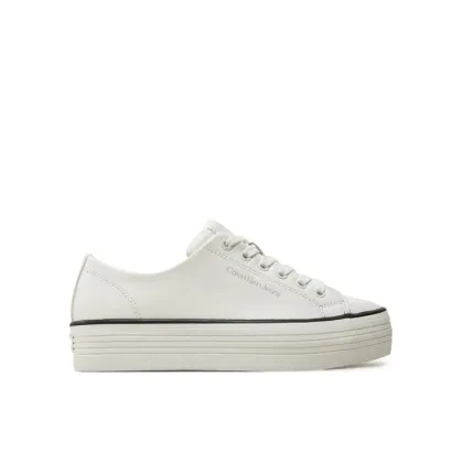 Zdjęcie Calvin Klein Jeans Tenisówki Bold Vulc Flatf Low Lth In YW0YW01633 Biały