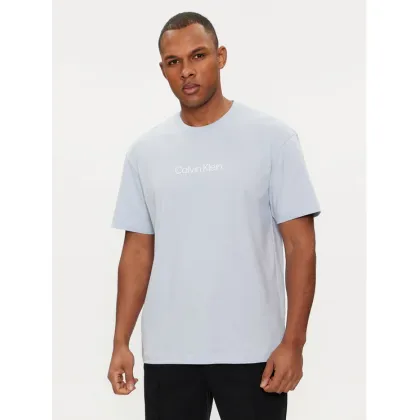 Zdjęcie Calvin Klein T-Shirt Hero K10K111346 Błękitny Regular Fit