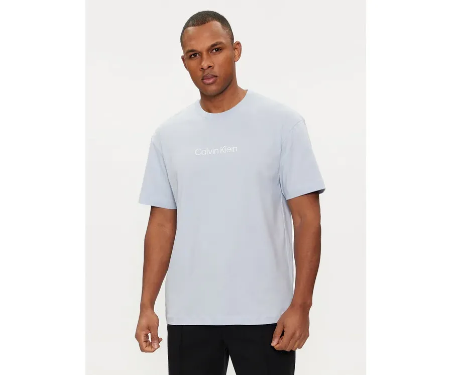obrazek 1 Calvin Klein T-Shirt Hero K10K111346 Błękitny Regular Fit