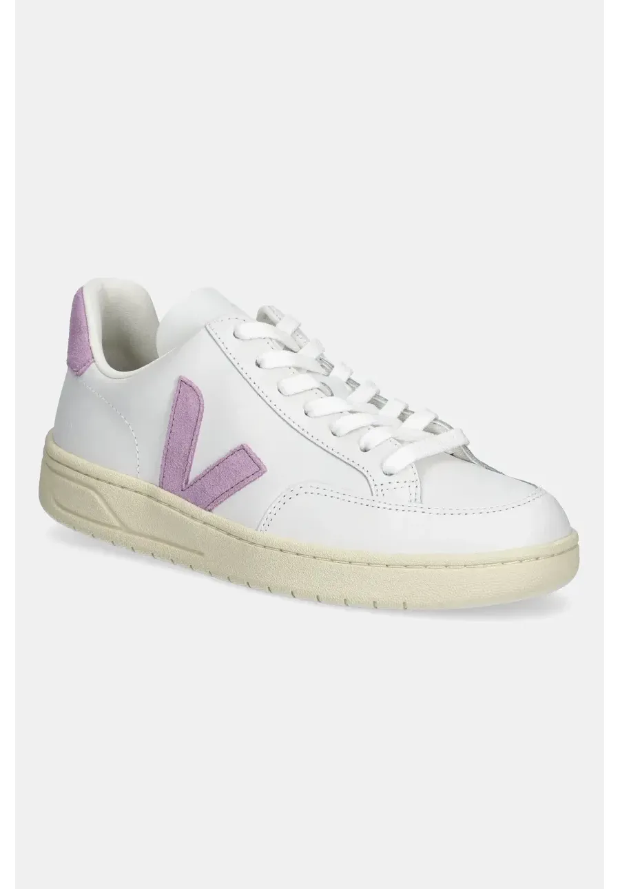 obrazek 1 Veja sneakersy skórzane V-12 damskie kolor biały XD0220494A