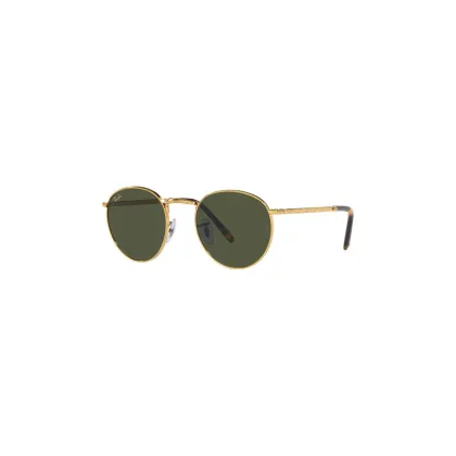 Zdjęcie Ray-Ban okulary przeciwsłoneczne NEW ROUND kolor złoty 0RB3637