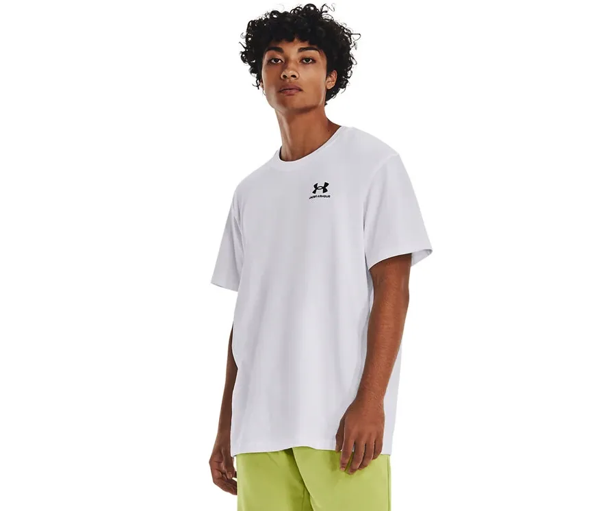 obrazek 1 Under Armour T-Shirt Ua Logo Emb 1373997 Biały Relaxed Fit