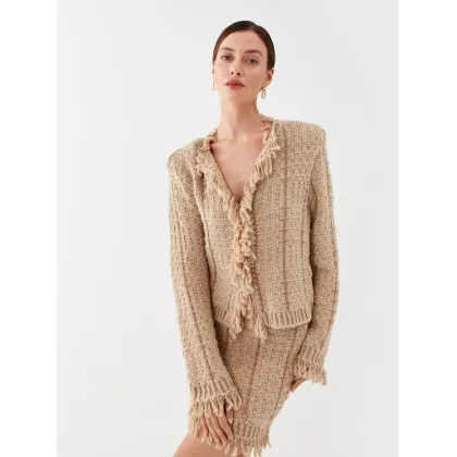 Zdjęcie TWINSET Kardigan 232TP3630 Beżowy Regular Fit
