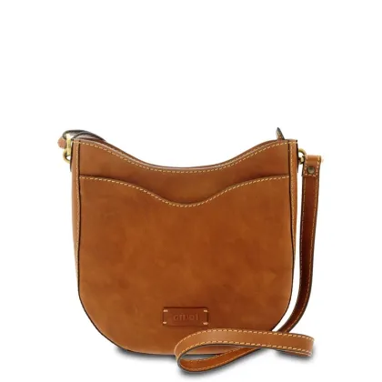 Zdjęcie Włoska skórzana torebka na ramię - Giudi