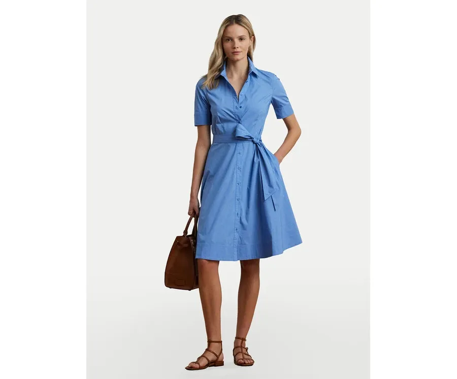 obrazek 1 LAUREN RALPH LAUREN Sukienka koszulowa 200748950017 Niebieski Regular Fit