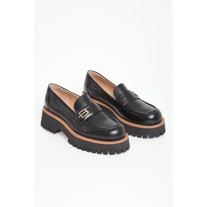 Zdjęcie Loafersy damskie skórzane BALDININI Baldinini