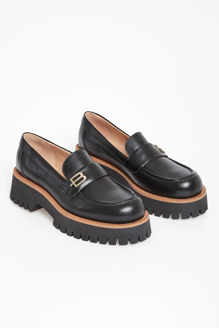 obrazek 1 Loafersy damskie skórzane BALDININI Baldinini