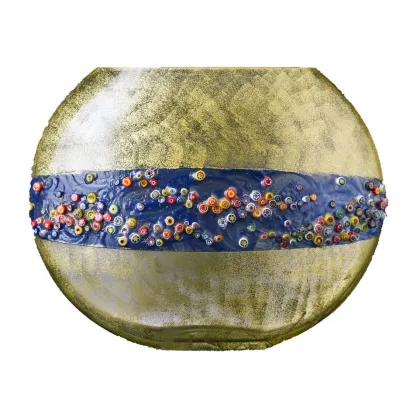 Zdjęcie Oryginalny włoski wazon Moon Gold & Murrine