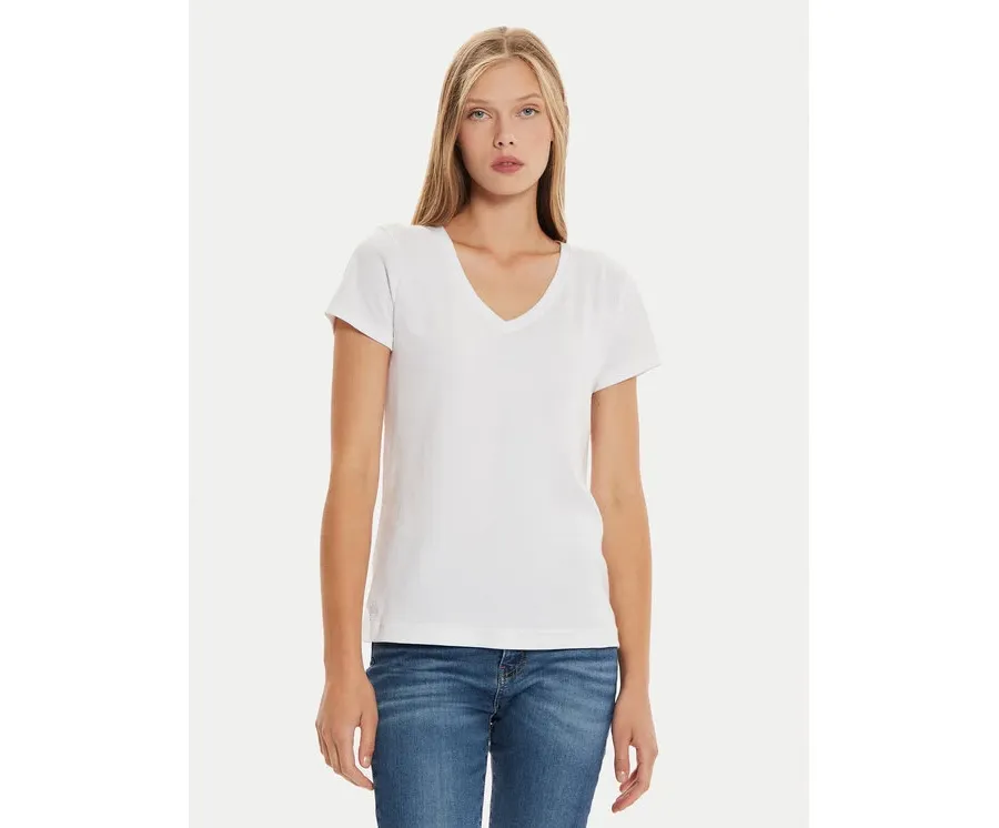 obrazek 1 LAUREN RALPH LAUREN T-Shirt ILN62373 Biały Regular Fit