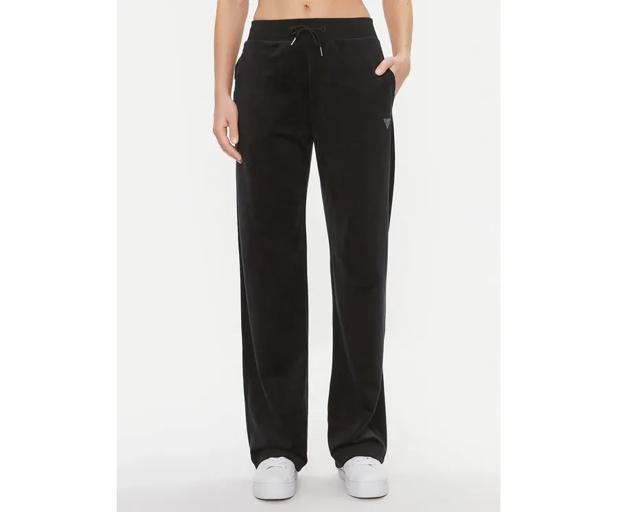 obrazek 1 Guess Spodnie dresowe Couture V3BB26 KBXI2 Czarny Regular Fit