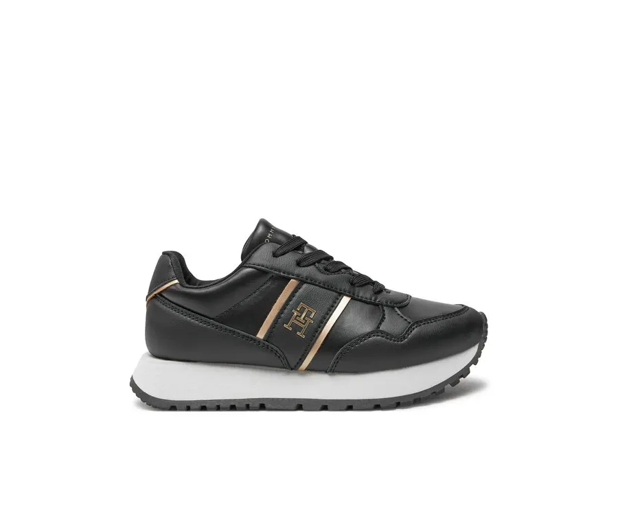 obrazek 1 Tommy Hilfiger Sneakersy Low Cut Lace-Up Sneaker T3A9-33548-1695 M Czarny