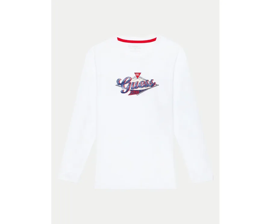 obrazek 1 Guess Bluzka L4BI15 I3Z14 Biały Regular Fit