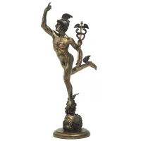 Zdjęcie Wyjątkowa statuetka boga Hermesa