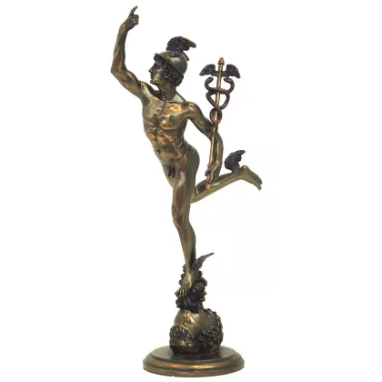Zdjęcie Wyjątkowa statuetka boga Hermesa