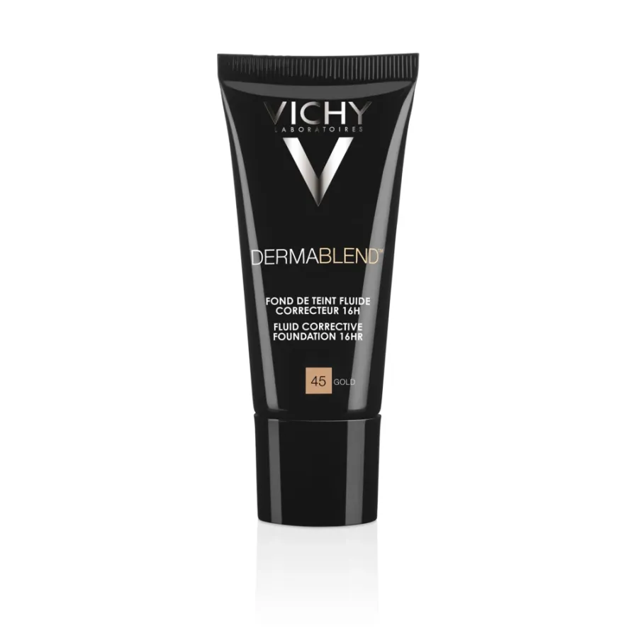 obrazek 1 Vichy Dermablend Fluid korygujący SPF 28, 45 Gold gold 30 ml