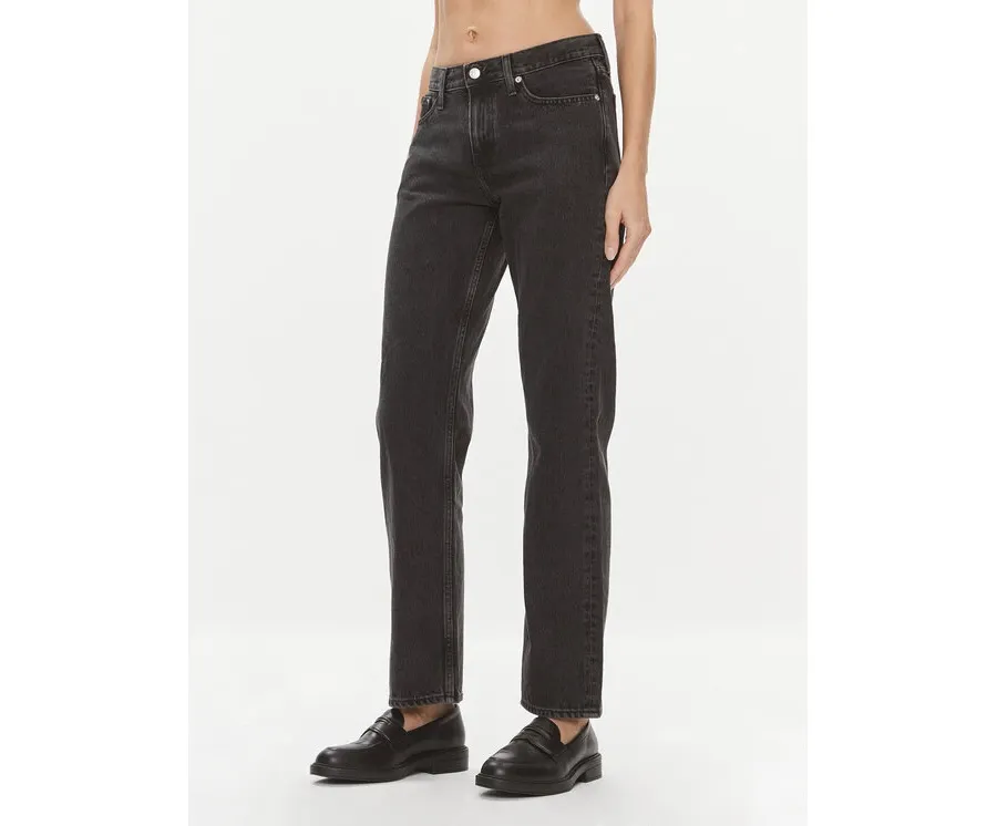 obrazek 1 Calvin Klein Jeans Jeansy J20J222434 Czarny Straight Fit