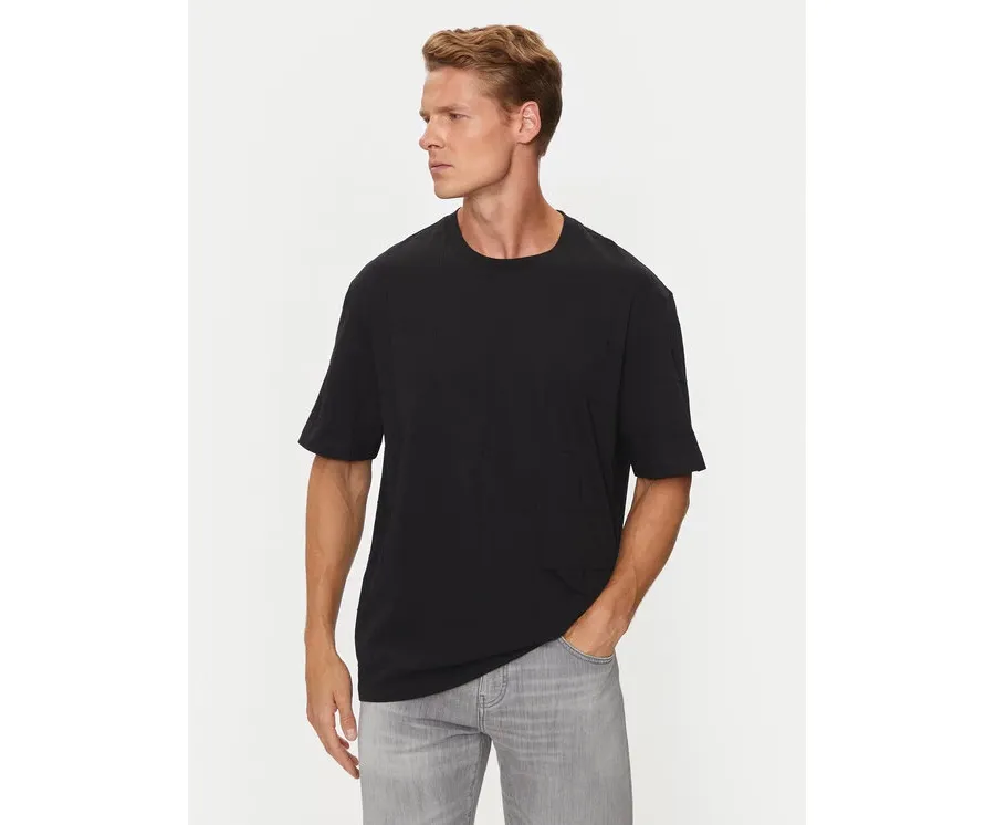 obrazek 1 Armani Exchange T-Shirt 6DZTLK ZJ2ZZ 1200 Czarny Regular Fit