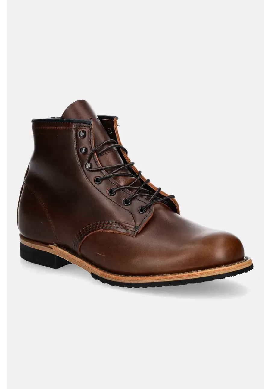 obrazek 1 Red Wing trzewiki skórzane męskie kolor brązowy