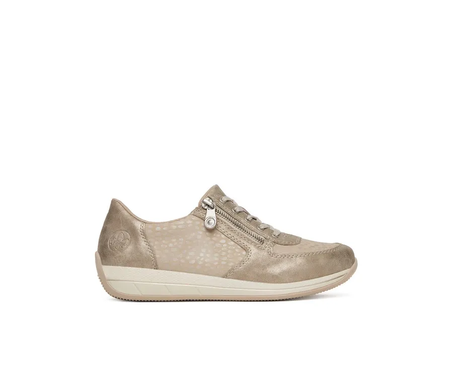 obrazek 1 Rieker Sneakersy N1112-60 Złoty