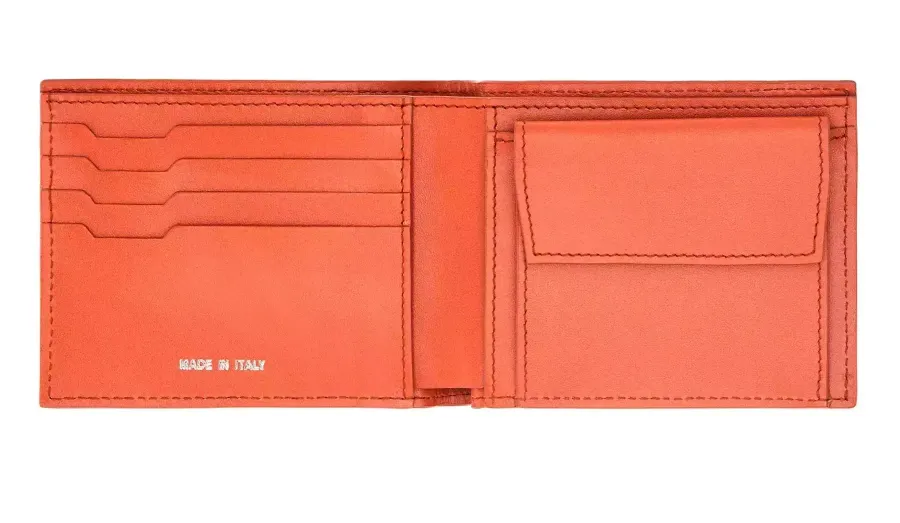 obrazek 4 Wyjątkowy włoski portfel Grained Collection Wallet z kieszenią na monety