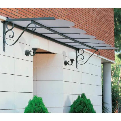 Zdjęcie Stylowy płaski daszek nad drzwi Daphne 317×120 cm