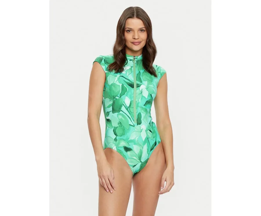 obrazek 1 Seafolly Strój kąpielowy Secret Garden 60276-220 Zielony