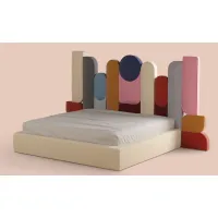 Picture A wonderful Ej Ee bed with a stylish headboard for the bedroom