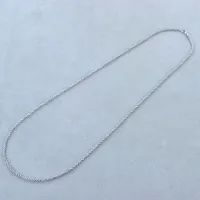 Zdjęcie Elegancki łańcuszek unisex z białego złota