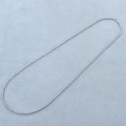 Zdjęcie Elegancki łańcuszek unisex z białego złota