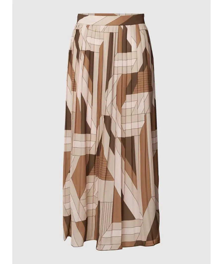 obrazek 1 Spódnica midi ze wzorem na całej powierzchni