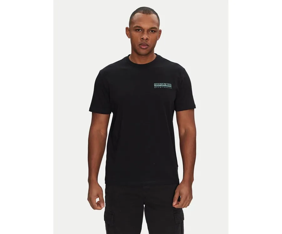 obrazek 1 Napapijri T-Shirt S-Vignoni NP0A4ILX Czarny Regular Fit