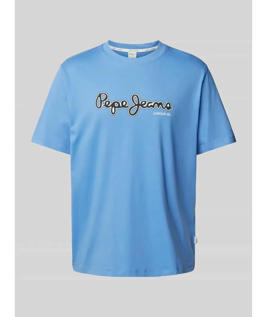 obrazek 1 T-shirt z nadrukiem z logo model ‘DORIAN’