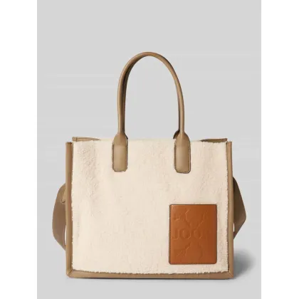 Zdjęcie Torba tote z naszywką z logo model ‘pezza peluche aurelia’