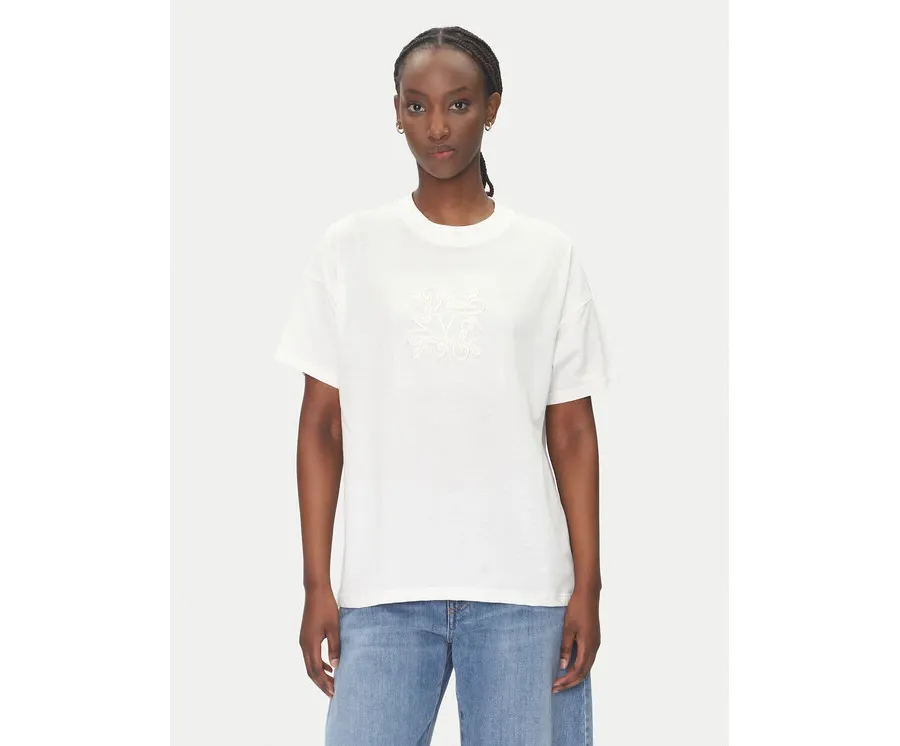 obrazek 1 ViCOLO T-Shirt RD0119 Biały Regular Fit