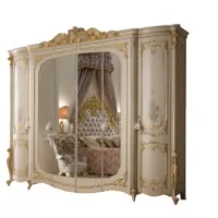 Picture Luxurious Italian wardrobe with 6 swing doors and 4 central mirrors