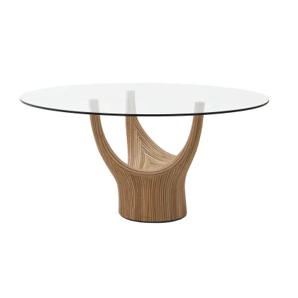 Picture Prestigious Baobab wood dinner table - Kenneth Cobonpue