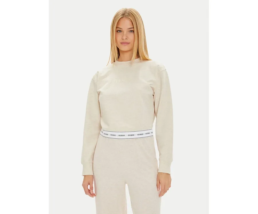 obrazek 1 Guess Bluza O3YQ01 KBS91 Écru Regular Fit