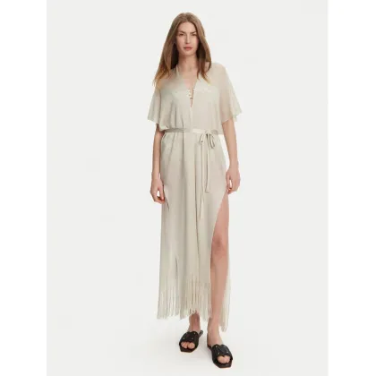 Zdjęcie Max Mara Beachwear Kimono Zarelia 2516691029 Beżowy Relaxed Fit
