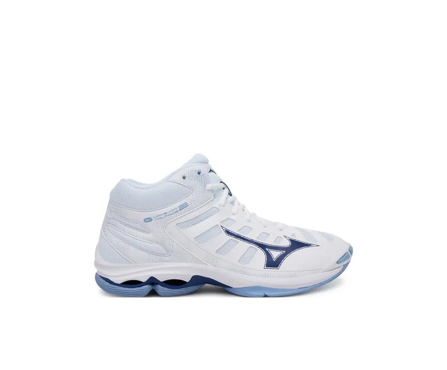 obrazek 1 Mizuno Buty halowe Wave Voltage 2 Mid V1GA2465 Biały
